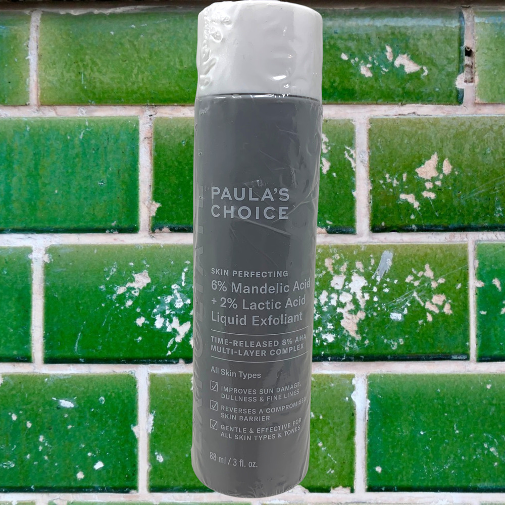 Paula's Choice 6% Mandelic + 2% Lactic Acid Liquid Exfoliant 3 oz Sealed 2/2028